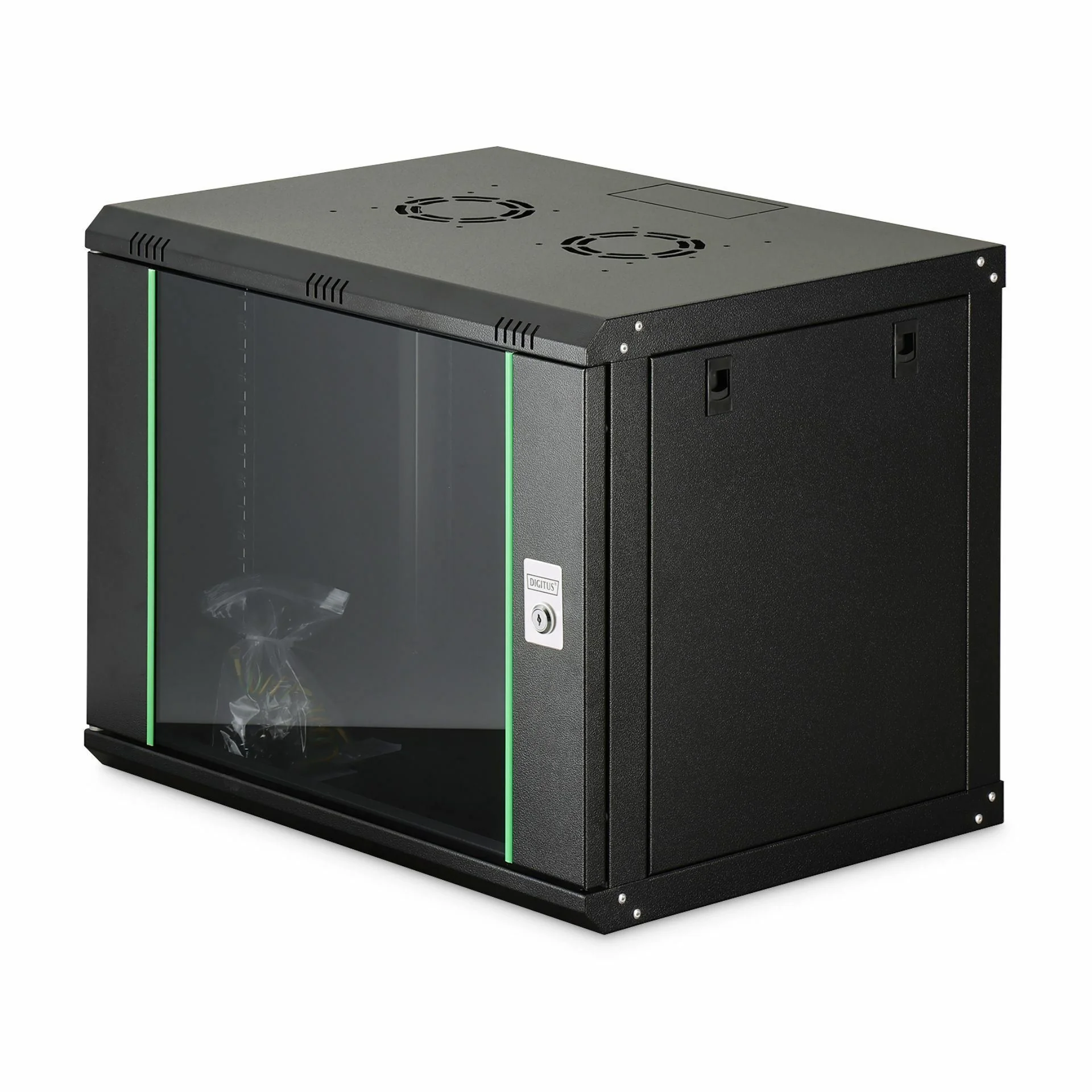 Digitus Digitus zidni kabinet 9U 505 600x450 črn sestavljen DN-19 09-U-EC-SW Zidni