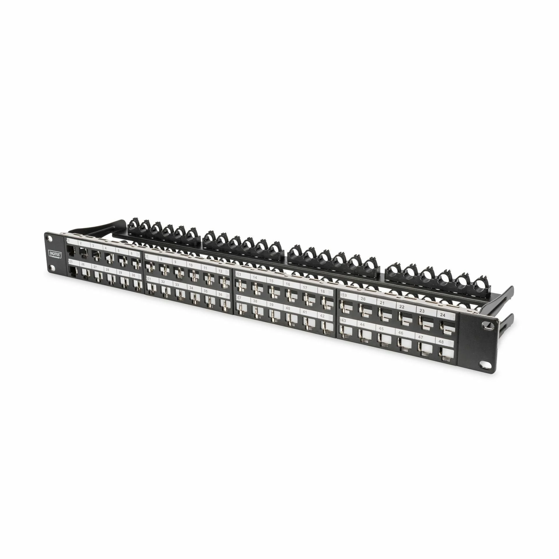 Digitus Digitus panel CAT.5e/6/6A 48-port modularen+nosilec kablov DN-91424 Priključni (patch) paneli