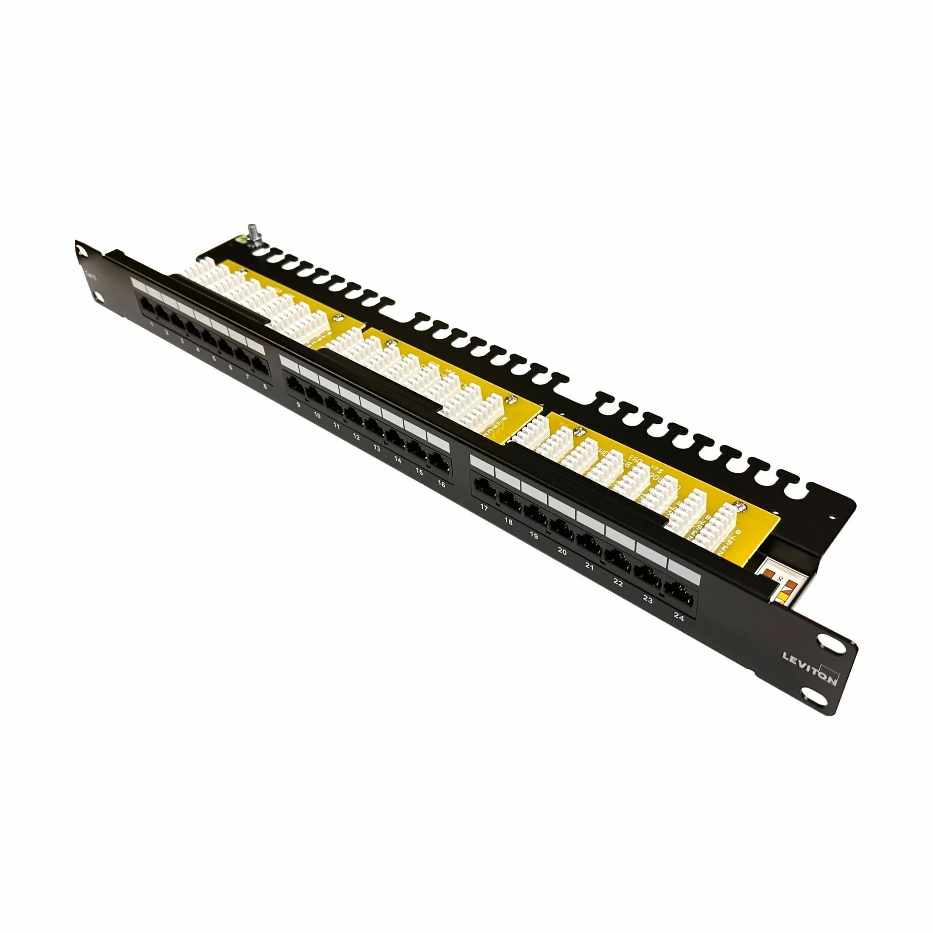 Leviton Leviton panel CAT.6+ UTP 24-port flat 69586-024 Priključni (patch) paneli
