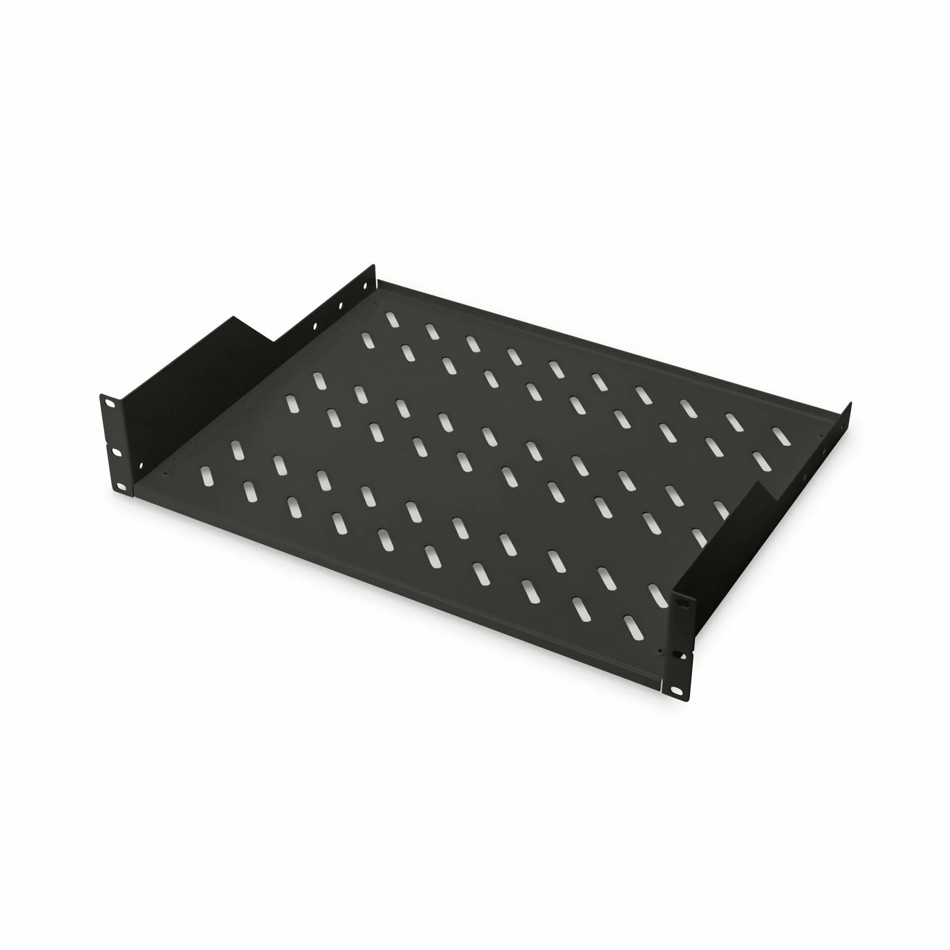 Digitus Digitus polica rack 2U 370mm - 20kg črna DN-19 TRAY-2-SW Police