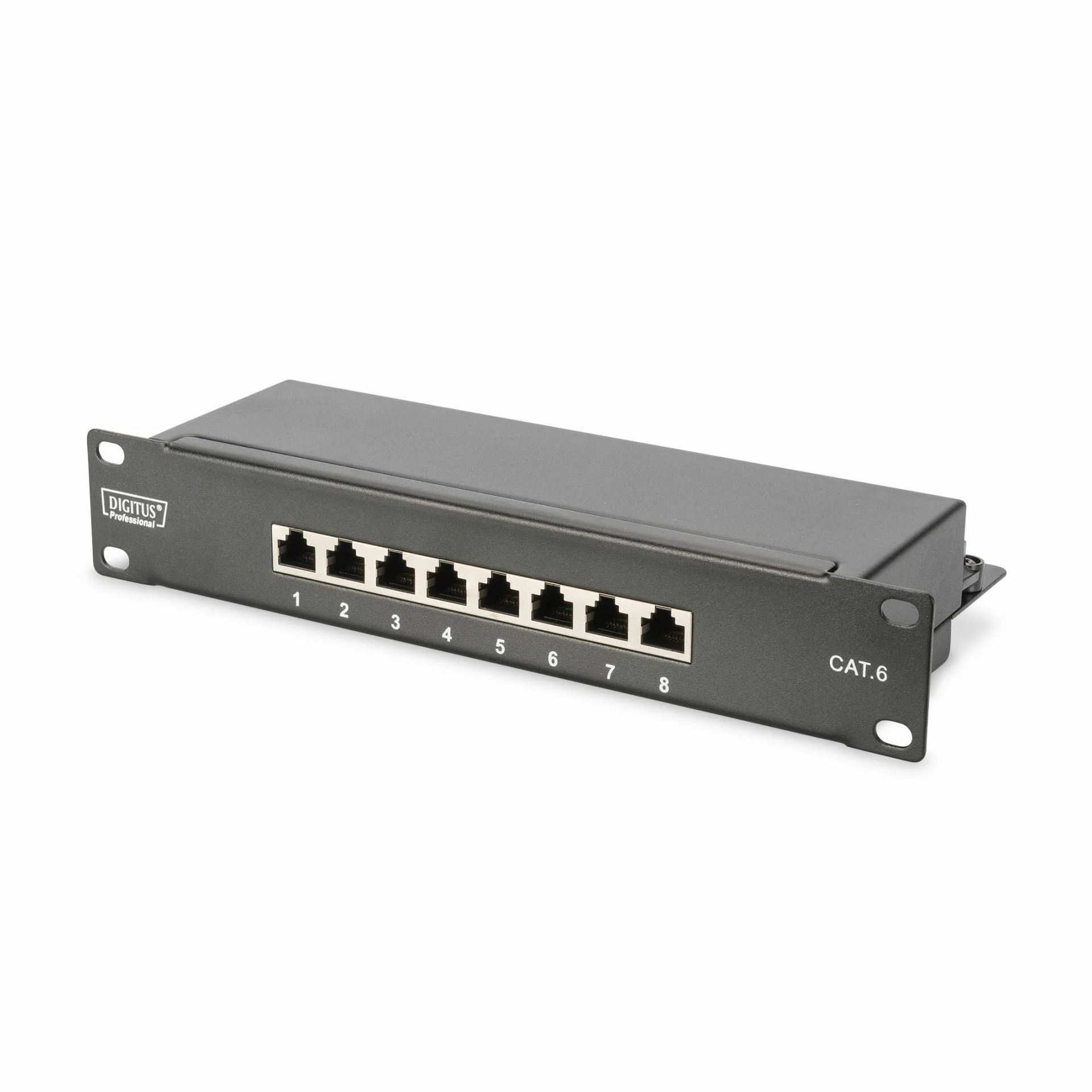 Digitus Digitus 250mm panel 8-port CAT.6 1U FTP DN-91608S Priključni (patch) paneli