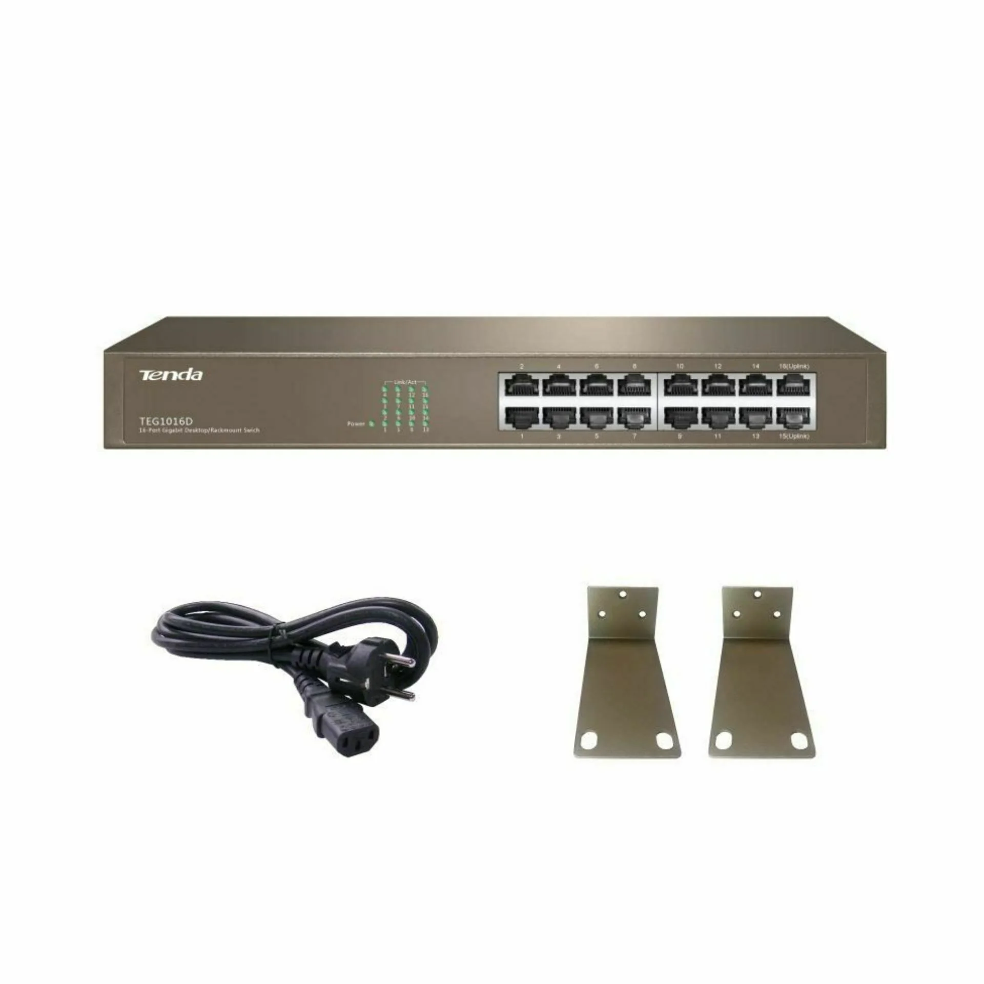 Tenda Tenda stikalo Giga 16-port rack/namizni TEG1016D Mrežna stikala