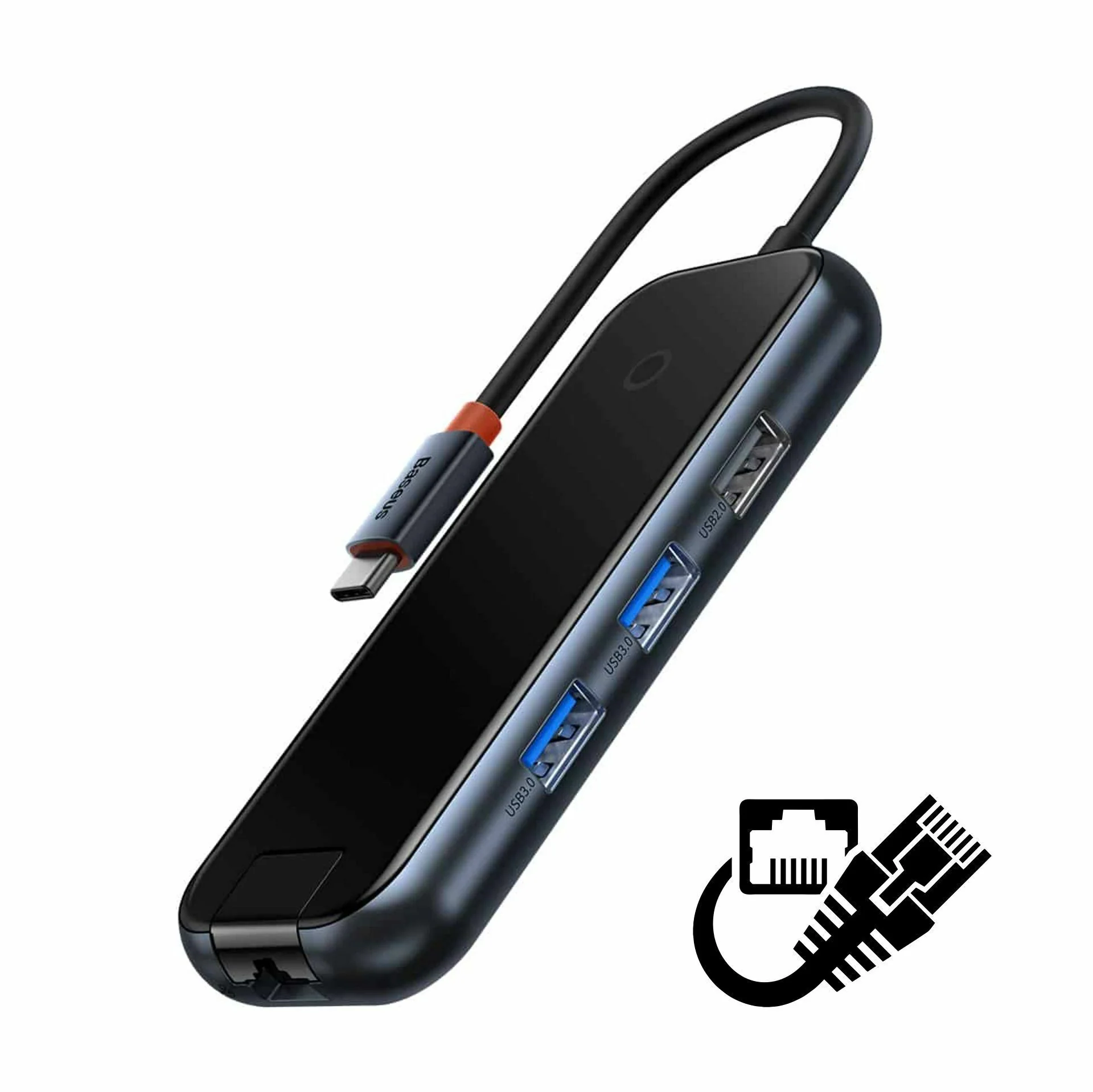 Baseus Baseus priklopna postaja USB 3.0 TipC 5v1 črna WKJZ010113 Priklopne postaje
